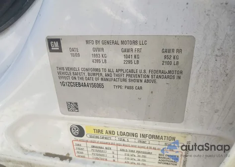 2010 Chevrolet Malibu Lt from USA, damaged, VIN 1G1ZC5EB4A4156065